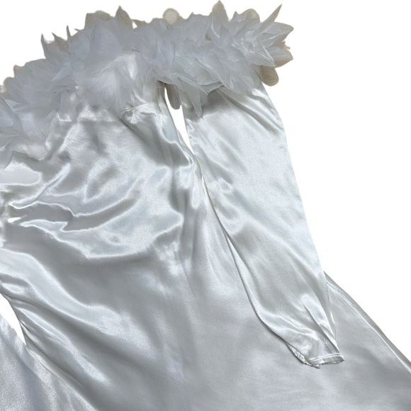 For Love & Lemons White Satin Mila Mini Dress Womens S - Picture 4 of 8